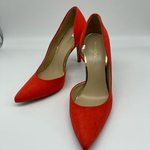 Merona Nubuck/suede pumps NWOT Size 7 1/2
